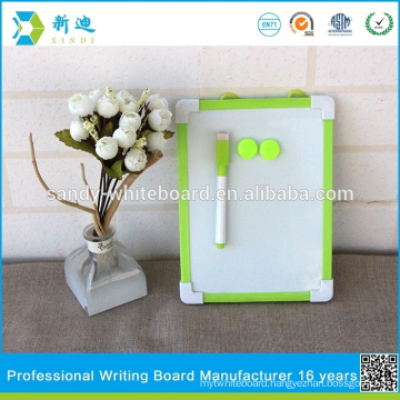 New children mini magnetic green frame drawing board christmas whiteboard